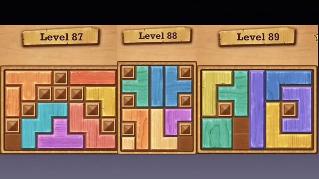 Wood Block Puzzle - Walkthrough Solutions Level 81-100 смотреть онлайн