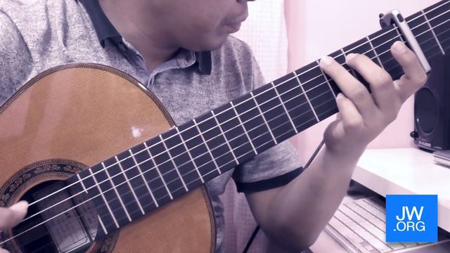 He Will Make You Strong - Kingdom Song No.38 | classical guitar смотреть онлайн