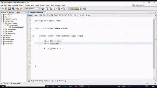 String & Char Variables смотреть онлайн