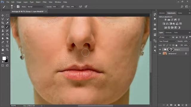 Photoshop Tutorial: How to retouching Skin retaining Texture Photoshop cc 2017 смотреть онлайн