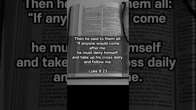 Today's Bible Verse, Luke 9:23, by missionary Choi #jesus #bible смотреть онлайн