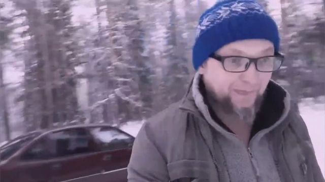 Фролищенская пустошь. Отдых на берегу реки Лух .../ Зима 2021г. 4 .01/ смотреть онлайн