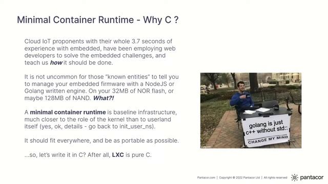 Why Embedded Linux Needs a Container Manager Written in C смотреть онлайн