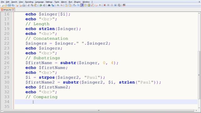 18. PHP - Strings смотреть онлайн