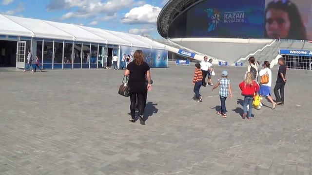 Парк Фина около стадиона "Казань Арена" смотреть онлайн