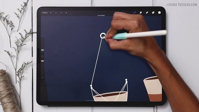 Draw 3 Macrame Hanging Planters in Procreate смотреть онлайн