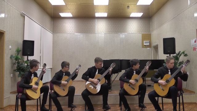 Ансамбль гитаристов "Серебряные струны" смотреть онлайн