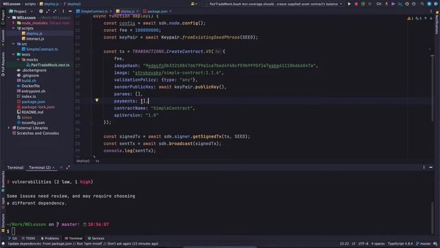 WE Enterprise #1: простой смарт-контракт и немного деплоя смотреть онлайн