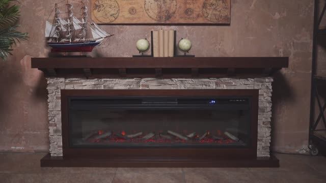 Видеообзор: Портал Chalet с очагов Royal Flame Vision 60 LED Log смотреть онлайн