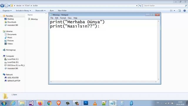 Python Programlama Dili 1 - Kurulum ve ilk programı oluşturma смотреть онлайн