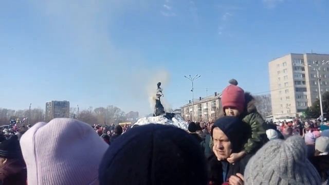 Масленица. Сжигание чучела смотреть онлайн