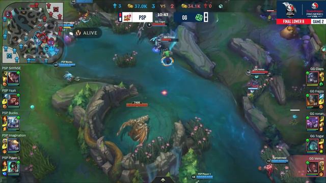 PSP vs GG Game 2 BO3 Indonesia League of Legends Wild Rift Open Finals Snapdragon Mobile Open Day 3 смотреть онлайн