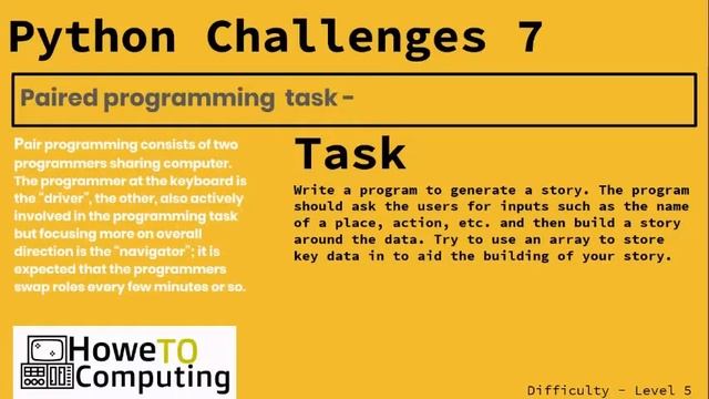 Python challenges level 5 challenge 7 смотреть онлайн