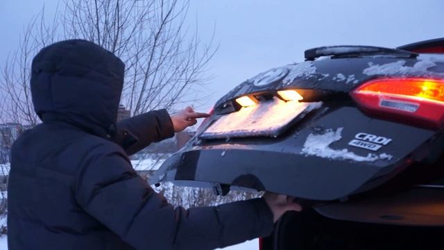 Осмотр Hyundai Santa Fe + подъём в горку смотреть онлайн