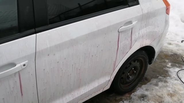 Как убрать рыжие точки с кузова машины (пыль от тормозных колодок) смотреть онлайн