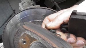 Состояние колодок при 162тыс пробега калина