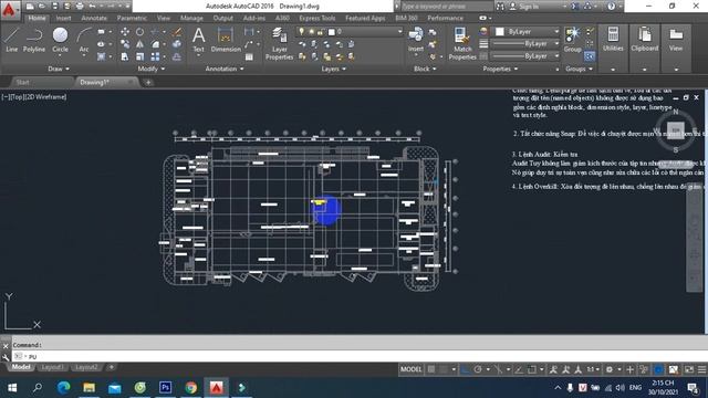 Tổng Hợp Các Lệnh Làm Nhẹ Bản Vẽ : Purge, Audit, Overkill,... смотреть онлайн