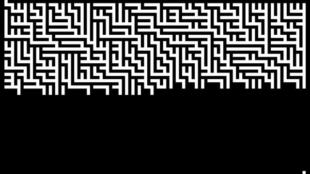 Maze generation with binary tree algorithm смотреть онлайн