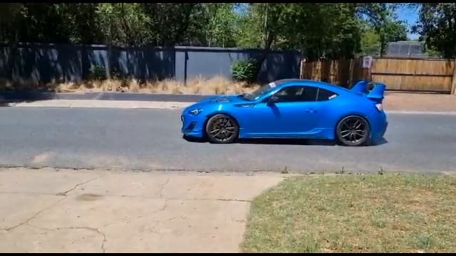 Toyota Gt86 With A 2jz Gte Motor Swap Doing A Small Rolling Burnout