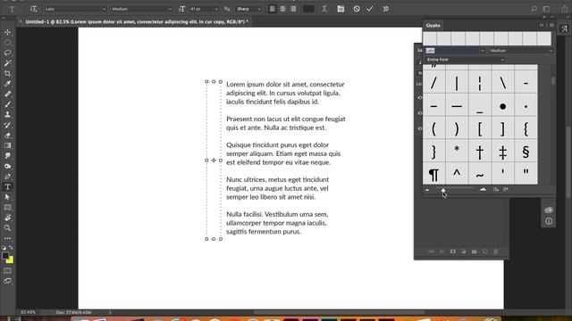 Quickly Add Standard Bullet Points to Text in Adobe Photoshop смотреть онлайн