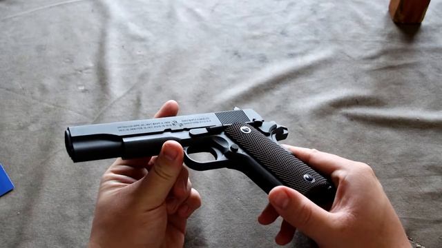 Airsoft Review #10 KWC Colt 1911A1 Parkerized (Phosphaté) Gaz Blowback Co2 KWC/CYBERGUN [FR] смотреть онлайн