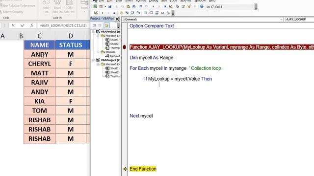 HOW TO SOLVE VLOOKUP REPETITION ISSUE USING VBA Function - FRIDAY SPECIAL- ADVANCE LEVEL CODING смотреть онлайн