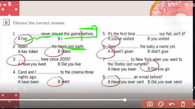 Ngữ Pháp Tiếng Anh Cơ Bản B1 [ Unit 4 Present Perfect - Prsent Perfect Continuous] Destination B1 смотреть онлайн