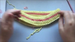 Вяжем детские штанишки спицами без швов . Спицами. МК