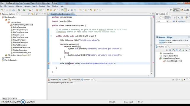 How to create directory and subdirectory structure in java? смотреть онлайн