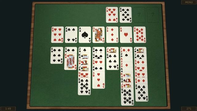 Solitaire 3D ★ Gameplay ★ PC Steam card game 2020 ★ Ultra HD 1080p60FPS смотреть онлайн