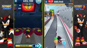 Sonic Dash vs Sonic Dash 2 Sonic Boom: Shadow Comparison [60fps]