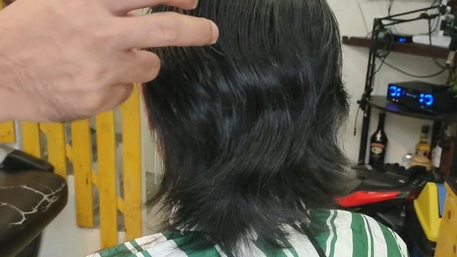 KOREAN MULLET HAIRCUT TUTORIAL w/ a twist!/Tagalog / смотреть онлайн