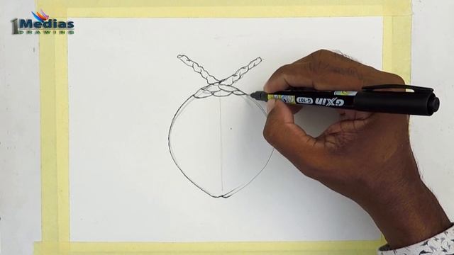 How to Draw Green Coconut Step by Step (Very Easy) смотреть онлайн