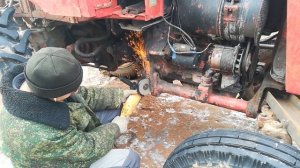 Изготовление самодельного КУНа на трактор т 25 часть 1