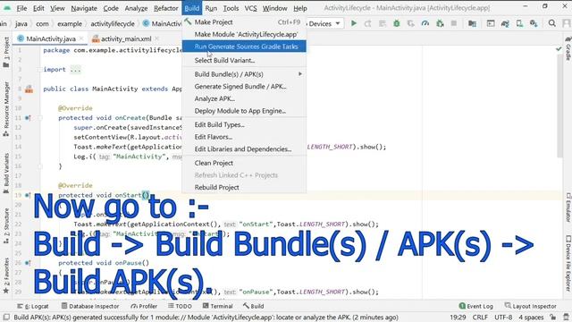 How to create "APK" file of your Android Studio project | Android Studio [2021, APRIL] смотреть онлайн
