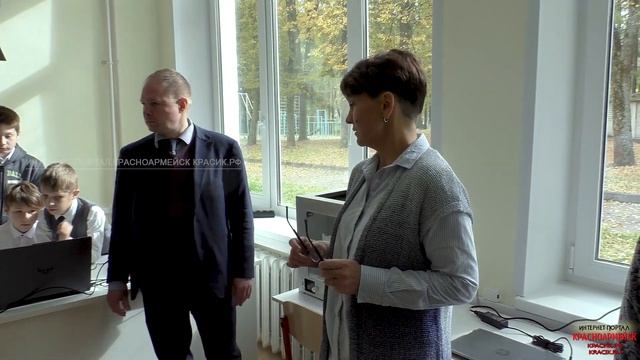 Открытие «Точки роста» в Красноармейске смотреть онлайн