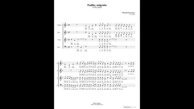 Psallite, unigenito - Michael Praetorius смотреть онлайн