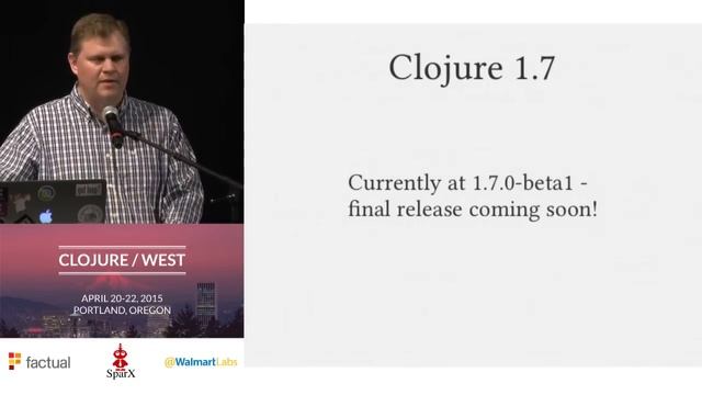 Alex Miller, David Nolen - Clojure and ClojureScript Update смотреть онлайн