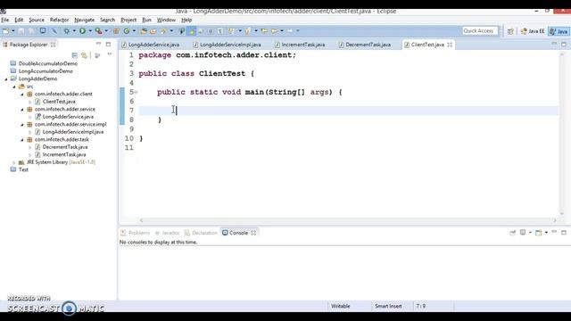 LongAdder in java 8 смотреть онлайн