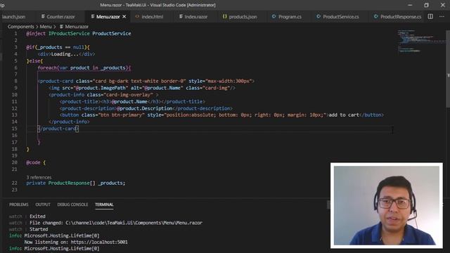 Creating a Blazor Web Assembly Front-End application in C# - Styles (Part 3) смотреть онлайн