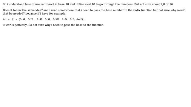 radix-sort with different bases смотреть онлайн