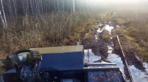 Вездеход Тайга 4х4 по болоту. Осень 2021 года.