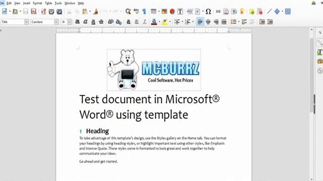 LibreOffice Writer: Open, Edit and Save as Microsoft Word .docx .doc format смотреть онлайн