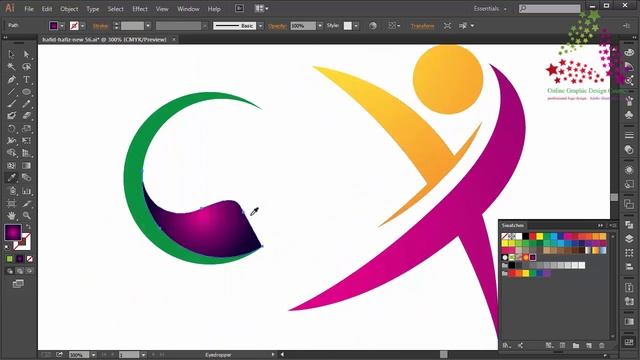 Logo design - How to Create a 3D Logo Design using adobe illustrator смотреть онлайн