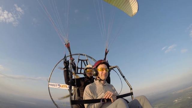 Санкт-Петербург. Смотреть полет на паратрайке с ProstoLeti.ru в Разметелево смотреть онлайн