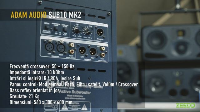 ADAM Audio SUB10 MK2 | Prezentare Zeedo смотреть онлайн