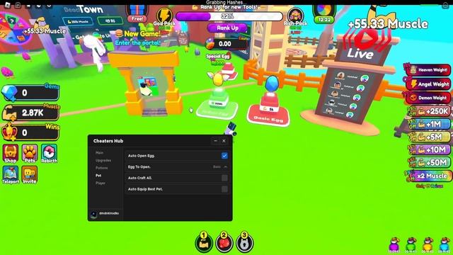 ? NEW! | Insane Strong Muscle Simulator Script! |? Pastebin 2023?| (NOT PATCHED)? смотреть онлайн