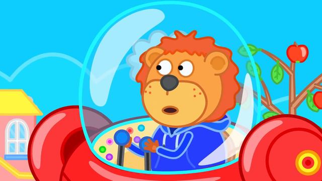 Lion Family 🍒 X-rays #8. To Rescue Crocodile | Cartoon For Kids