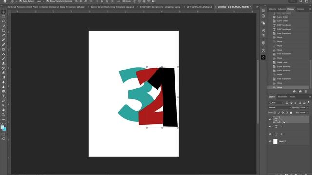 Changing the Layers Order in Photoshop Tutorial смотреть онлайн