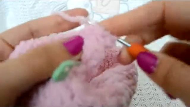 Шапка Плюшевая шапка с ушками Вяжем крючком шапку смотреть онлайн